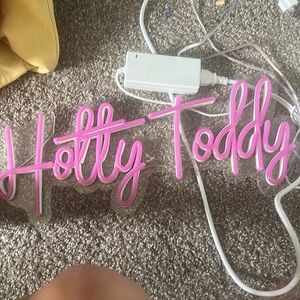 Ole miss Hotty Toddy LED Neon sign pink